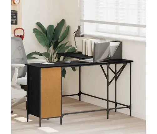 Galds Melns Ozolkoks 141 X 141 X 75 Cm Inženierijas Koks Vidaxl