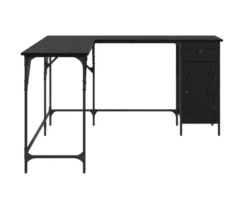 Galds Melns Ozolkoks 141 X 141 X 75 Cm Inženierijas Koks Vidaxl