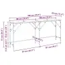 Konsoles Galds Melns Ozols 180 X 29 X 75 Cm Inženierijas Koks Vidaxl Konsoles Galds Melns Ozols 180 X 29 X 75 Cm Inženierijas Koks Vidaxl