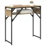 Konsolesgalds Amatnieku Ozola 75X30X75Cm Inženierijas Koks Vidaxl Konsolesgalds Amatnieku Ozola 75X30X75Cm Inženierijas Koks Vidaxl