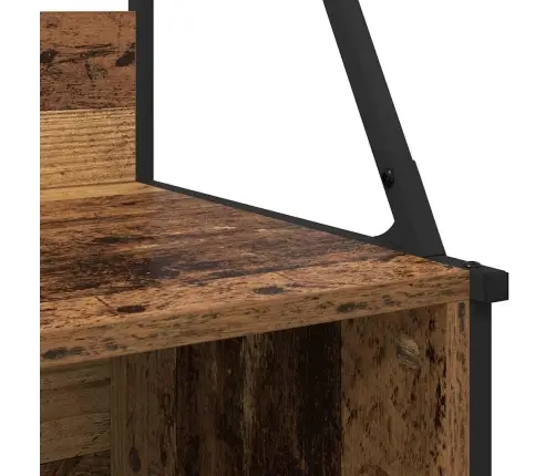 Apģērba Statīvs Vecs Koks 100 X 41 X 184 Cm Inženierijas Koks Vidaxl