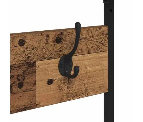 Apģērba Statīvs Vecs Koks 100 X 41 X 184 Cm Inženierijas Koks Vidaxl