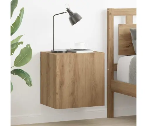 Tv Sienas Skapji 2 Pcs Artisānā Ozols 40,5X30X40Cm Vidaxl