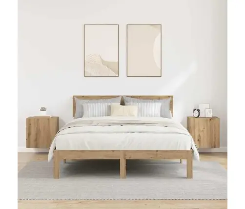 Tv Sienas Skapji 2 Pcs Artisānā Ozols 40,5X30X40Cm Vidaxl