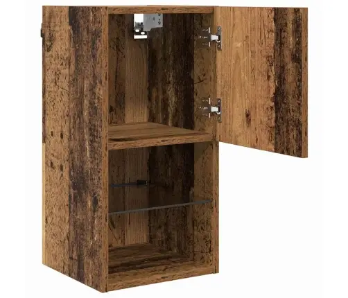 Sienā Montējami Televizoru Skapji 2 Pcs Vecs Koks Vidaxl