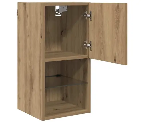 Sienā Montējami Televizoru Skapji 2 Pcs Artisānā Ozols Vidaxl