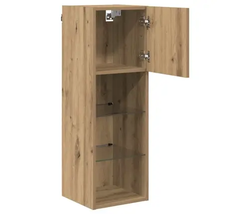 Sienā Montējami Televizoru Skapji 2 Pcs Artisānā Ozols Vidaxl