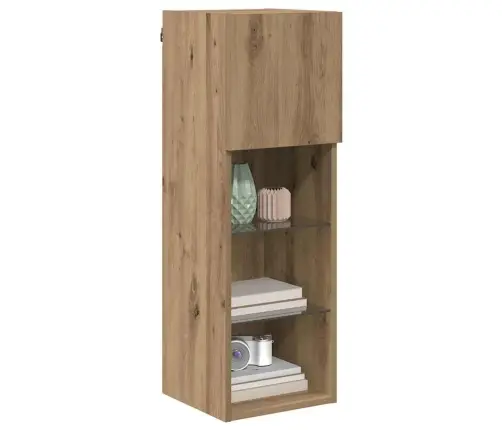 Sienā Montējami Televizoru Skapji 2 Pcs Artisānā Ozols Vidaxl