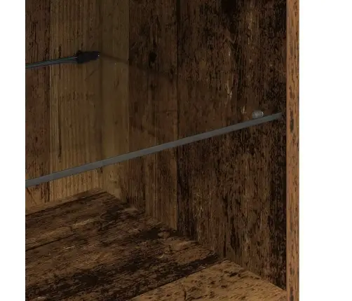 Sienā Montējams Tv Skapis Vecs Koks 40,5 X 30 X 90 Cm Vidaxl