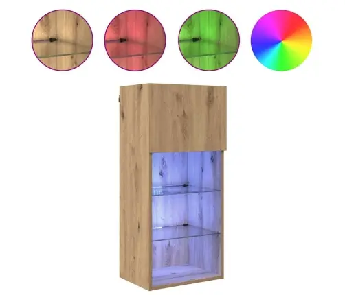 Sienā Montējami Televizoru Skapji 2 Pcs Artisānā Ozols Vidaxl