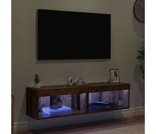 Televizoru Skapji 2 Pcs Vecs Koks 60 X 30 X 30 Cm Vidaxl