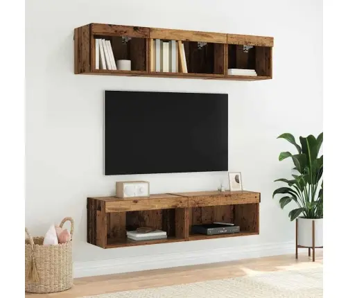 Televizoru Skapji 2 Pcs Vecs Koks 60 X 30 X 30 Cm Vidaxl