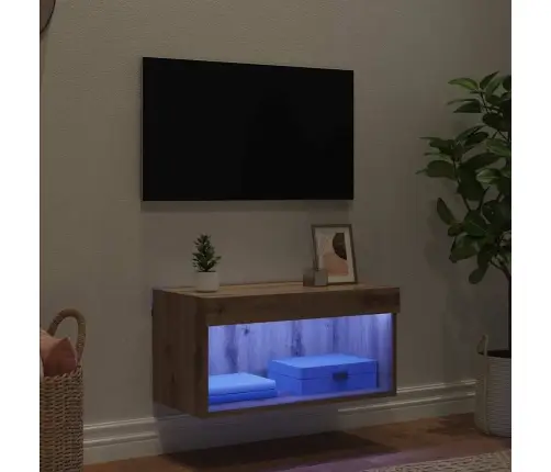 Televizora Skapīša Artisānā Ozols 60 X 30 X 30 Cm Vidaxl