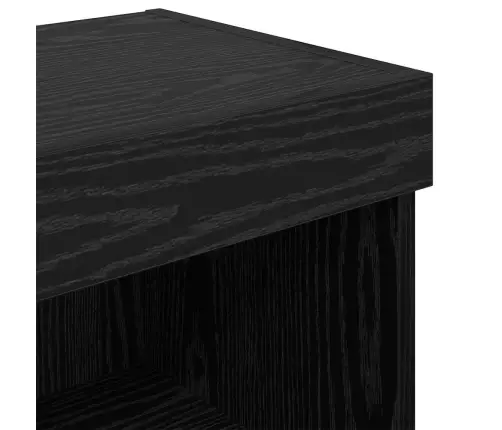 Televizora Skapīša Melns Ozolkoks 60 X 30 X 30 Cm Vidaxl