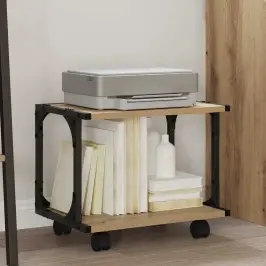 Printera Statīvs Artisānā Ozols 41 X 28 X 33.5 Cm Vidaxl