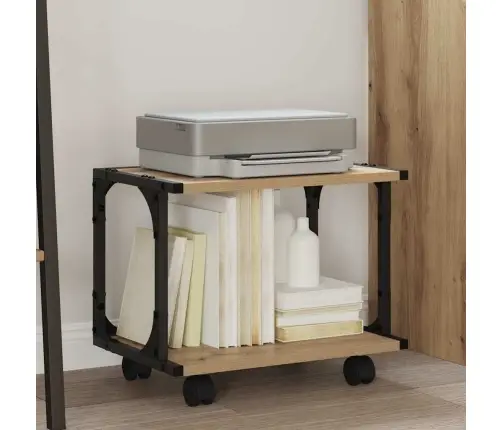 Printera Statīvs Artisānā Ozols 41 X 28 X 33.5 Cm Vidaxl