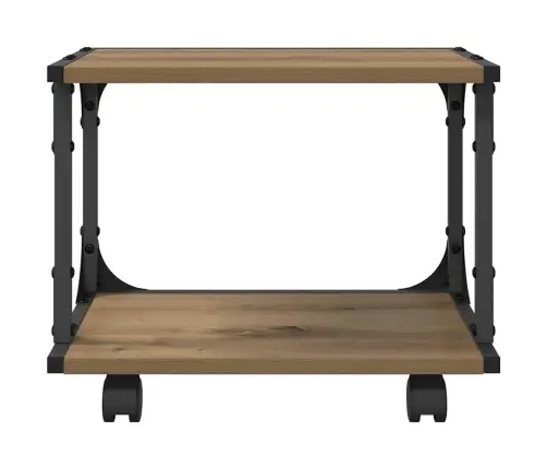 Printera Statīvs Artisānā Ozols 41 X 28 X 33.5 Cm Vidaxl