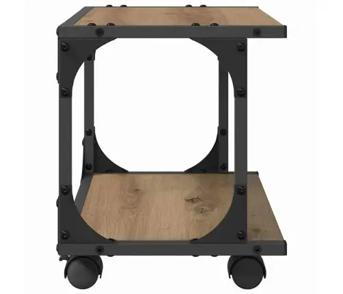 Printera Statīvs Artisānā Ozols 41 X 28 X 33.5 Cm Vidaxl