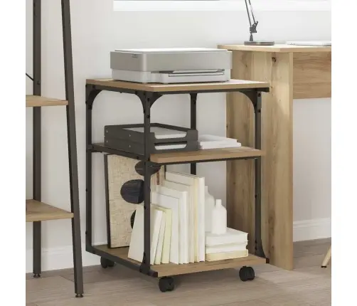 Printera Statīvs Artisānā Ozols 43 X 48 X 64 Cm Vidaxl