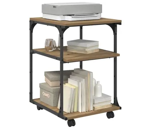 Printera Statīvs Artisānā Ozols 43 X 48 X 64 Cm Vidaxl