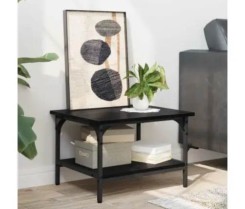 Spausdintuvo Laikiklis Juodas Ąžuolas 50 X 40 X 38 Cm