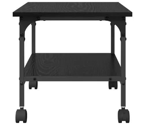 Spausdintuvo Laikiklis Juodas Ąžuolas 50 X 40 X 38 Cm