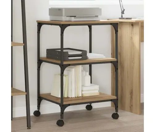 Printera Statīvs Artisānā Ozols 50 X 41 X 75 Cm Vidaxl