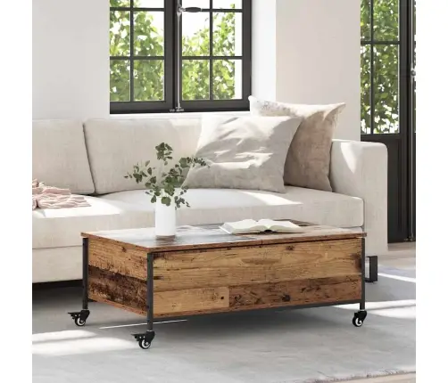 Kavos Staliukas Senovinis Medis 91 X 55 X 32 Cm