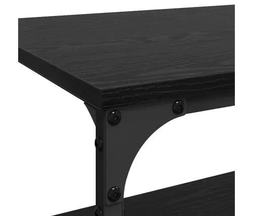 Virtuvės Vežimėlis Juodas Ąžuolas 60 X 41 X 76 Cm