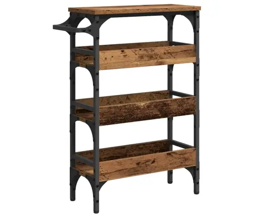 Virtuvės Vežimėlis Senovinis Medis 53 X 20 X 76 Cm