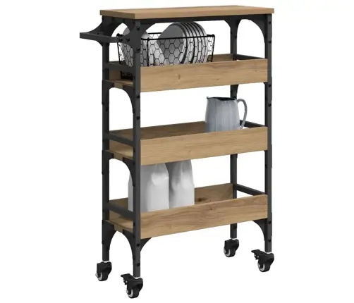 Köögikäru Käsitööpuu 53 X 20 X 76 Cm Tehispuit