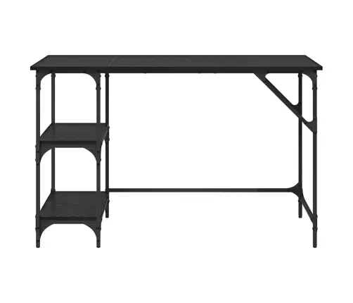 Galds Melns Ozolkoks 120 X 50 X 75 Cm Inženierijas Koks Vidaxl