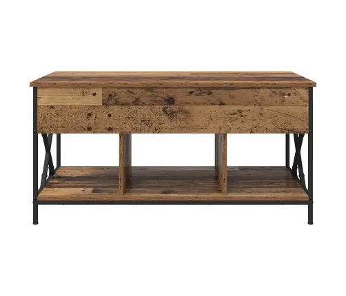 Kafijas Galdiņš Vecs Koks 100 X 55 X 50 Cm Inženierijas Koks Vidaxl