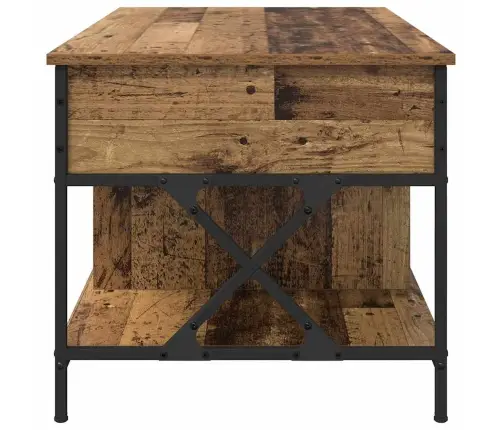 Kafijas Galdiņš Vecs Koks 100 X 55 X 50 Cm Inženierijas Koks Vidaxl