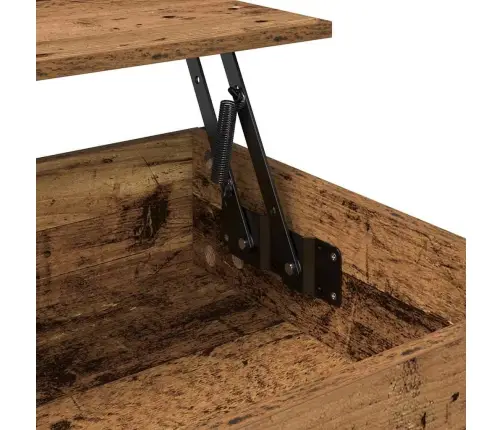 Kafijas Galdiņš Vecs Koks 70X50X50Cm Inženierijas Koks Vidaxl