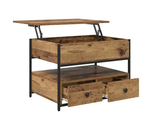 Kafijas Galdiņš Vecs Koks 70X50X50Cm Inženierija Koks Vidaxl Kafijas Galdiņš Vecs Koks 70X50X50Cm Inženierija Koks Vidaxl