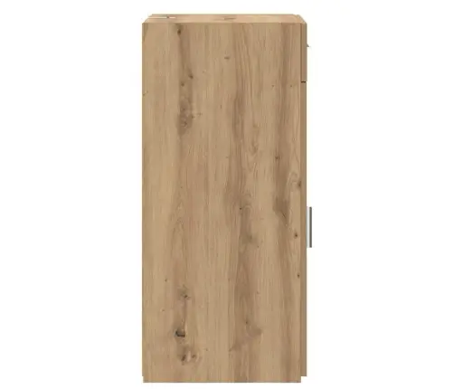 Puse Melns Ozols 42.5 X 40 X 93 Cm Inženierijas Koks Vidaxl