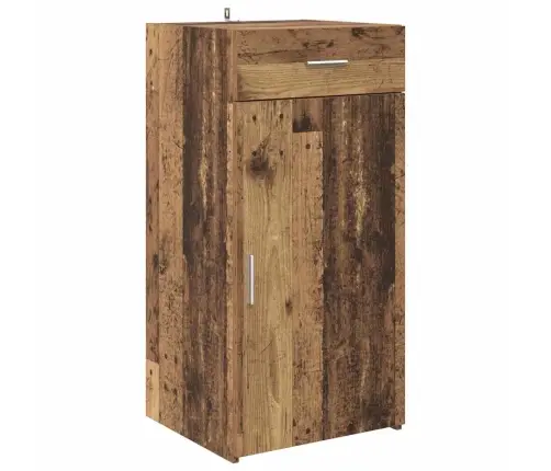Puse Ar Atvilktni Vecs Koks 42.5 X 40 X 93 Cm Inženierijas Koks Vidaxl