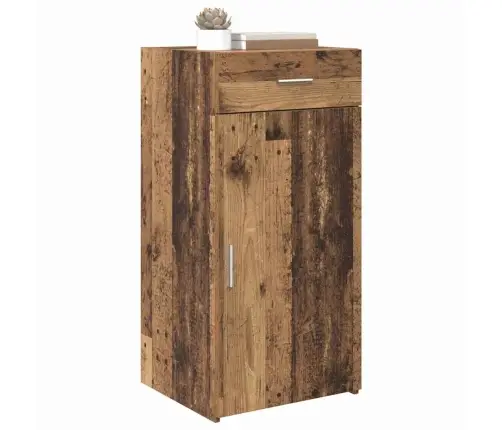 Puse Ar Atvilktni Vecs Koks 42.5 X 40 X 93 Cm Inženierijas Koks Vidaxl