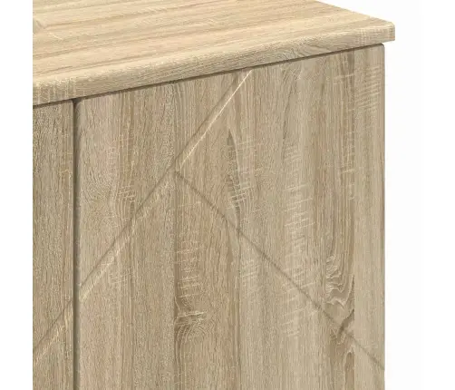 Vannas Istabas Skapītis Ar Durvīm Sonomas Ozola 61 X 35 X 64 Cm Vidaxl