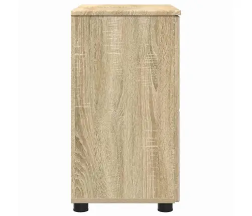 Vannas Istabas Skapītis Ar Durvīm Sonomas Ozola 61 X 35 X 64 Cm Vidaxl