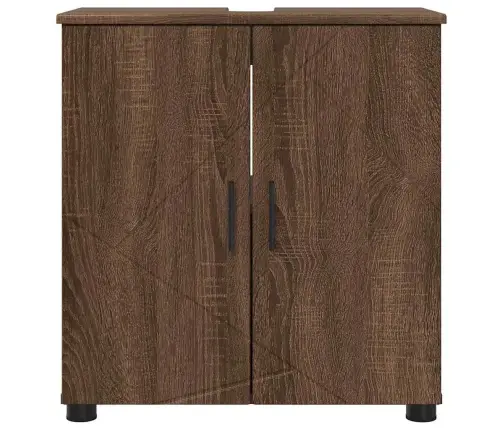 Vannas Istabas Skapītis Brūna Ozolkoka 61 X 35 X 64 Cm Vidaxl