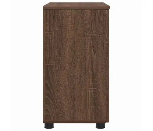 Vannas Istabas Skapītis Brūna Ozolkoka 61 X 35 X 64 Cm Vidaxl