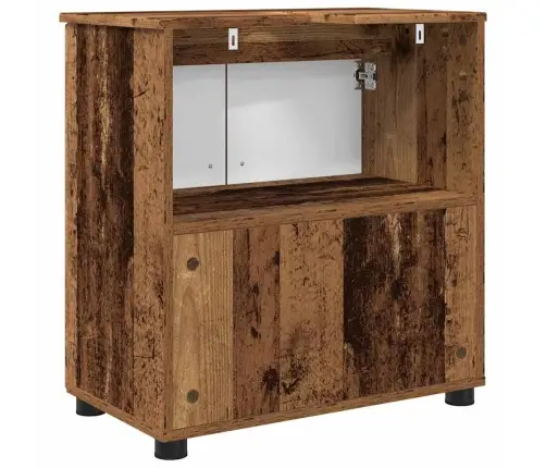 Vannitoa Kapp Vana Puit 61 X 35 X 64 Cm Tehispuit & Metall