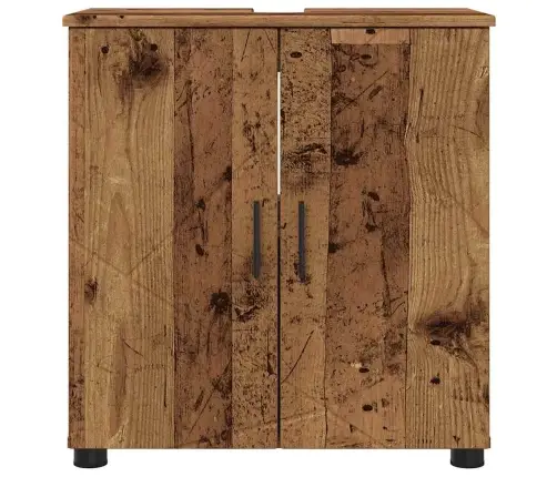 Vannitoa Kapp Vana Puit 61 X 35 X 64 Cm Tehispuit & Metall