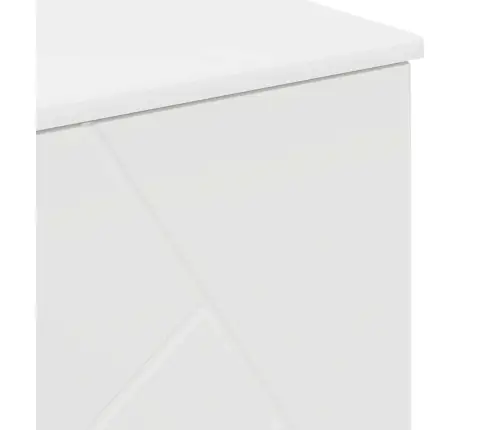 Vannitoa Kapp Uksega Valge 76,5 X 35 X 64 Cm Tehispuit & Metall