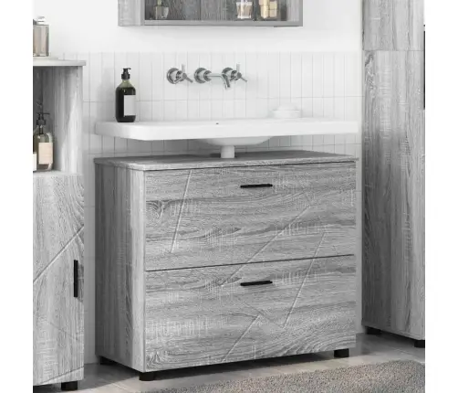 Vannitoa Kapp Hall Sonoma 76,5 X 35 X 64 Cm Tehispuit & Metall