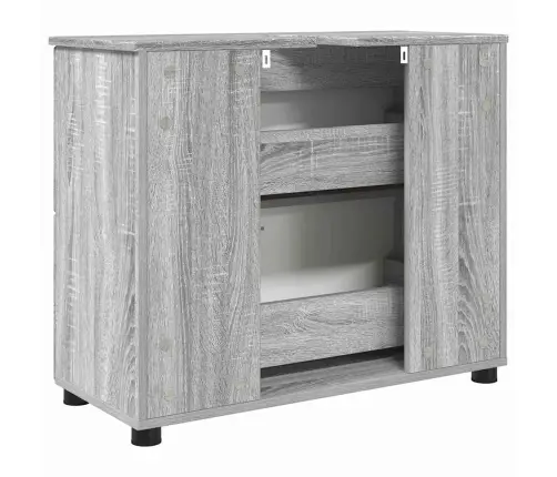 Vannitoa Kapp Hall Sonoma 76,5 X 35 X 64 Cm Tehispuit & Metall