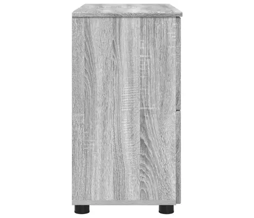 Vannitoa Kapp Hall Sonoma 76,5 X 35 X 64 Cm Tehispuit & Metall