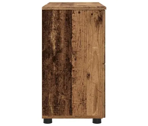 Vannitoa Kapp Vana Puit 76,5 X 35 X 64 Cm Tehispuit & Metall